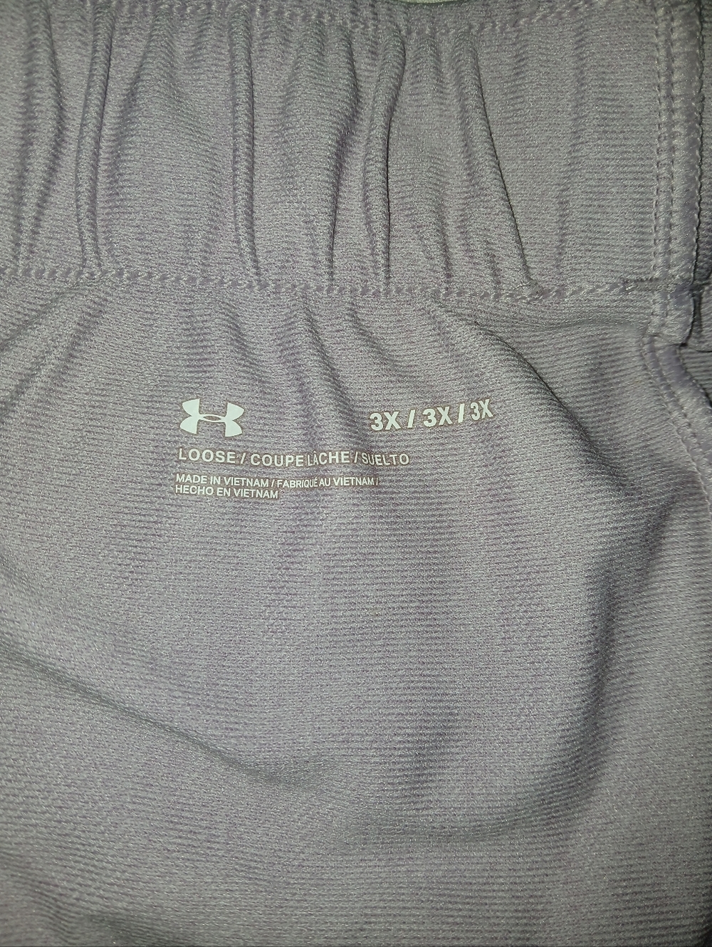 Under Armour Womens 3X Lavender Performance Shorts - Picture 2 of 9